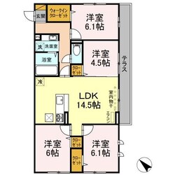 WEST COURT 結の物件間取画像